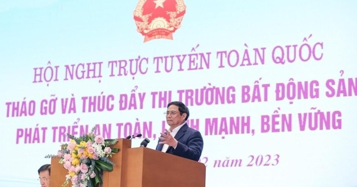 Thủ tướng Phạm Minh Chính chủ trì Hội nghị trực tuyến toàn quốc 
