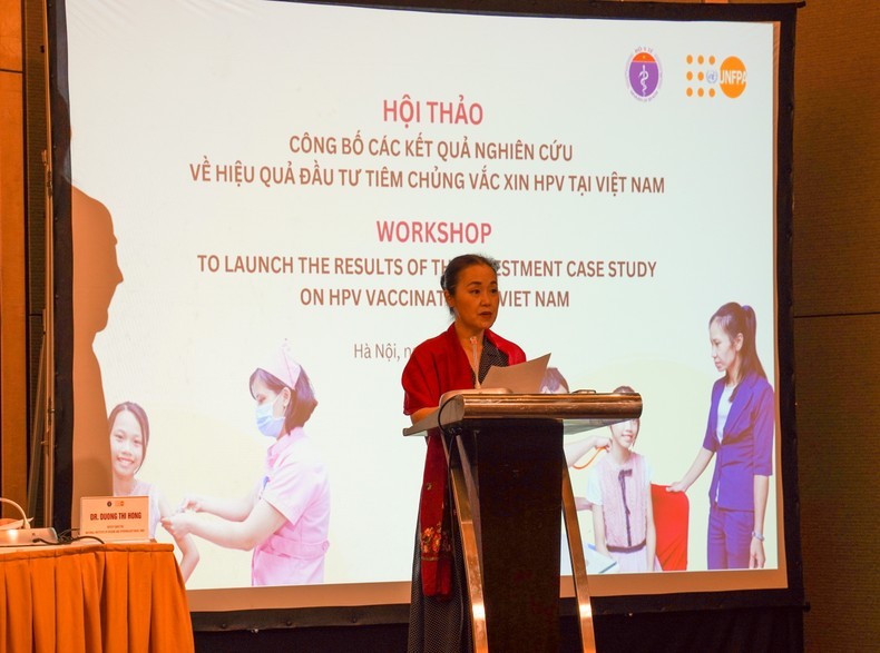 Bà Naomi Kitahara, Trưởng Đại diện UNFPA tại Việt Nam phát biểu.