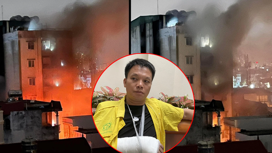 Cháy chung cư mini ở Khương Hạ: Bàng hoàng giây phút ôm con nhảy từ tầng 3