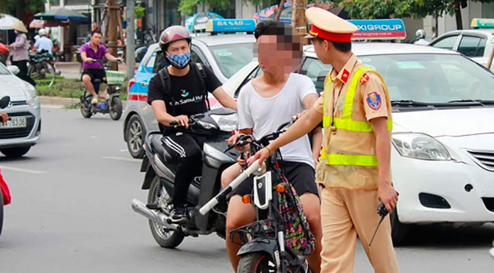 Thái Bình xử phạt người đi xe đạp vi phạm nồng độ cồn