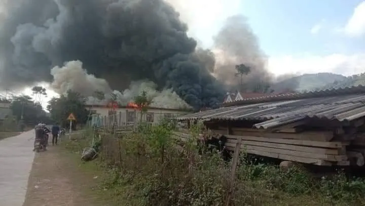 Cháy trường học ở Sơn La, nam học sinh lớp 9 tử vong