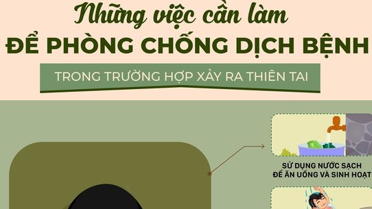 Chống dịch bệnh hậu lũ lụt, những điều cần lưu ý