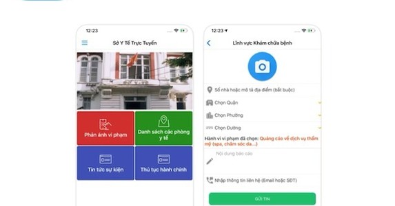 Ứng dụng trực tuyến giúp đánh giá dịch vụ y tế