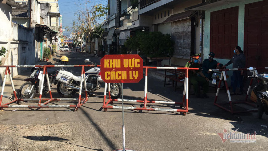 Bình Thuận cách ly hai tuyến đường có nhiều người nhiễm Covid-19