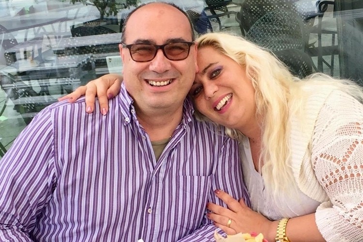 Michela Rosalia Pedrini (phải) và Gennaro Leardi. Ảnh: Michela Rosalia Pedrini.