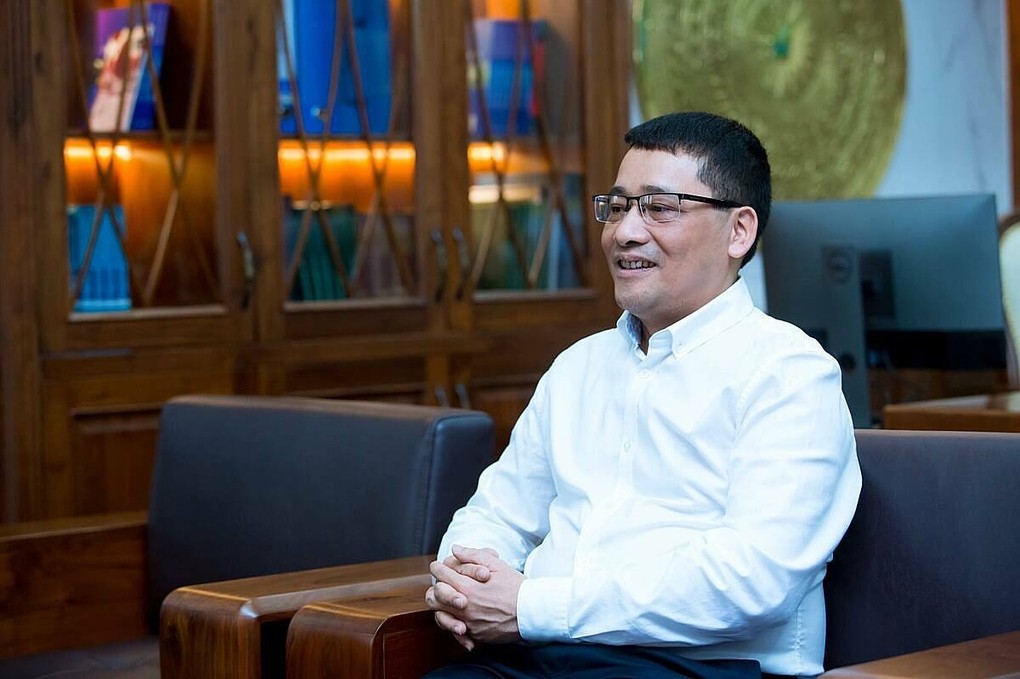 Phó giáo sư Lê Văn Quảng, Giám đốc Bệnh viện K. Ảnh: Thái Hà.