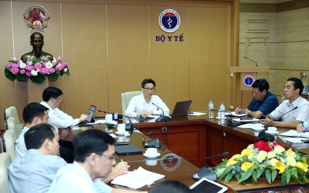 Cuộc họp Ban chỉ đạo quốc gia phòng, chống Covid-19 chiều 24/7. Ảnh: VGP