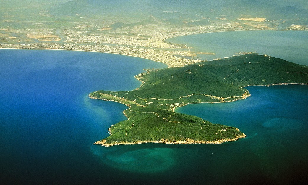 An aerial view of Son Tra Peninsula in central Vietnam's Da Nang City. Photo by VnExpress/Nguyen Dong.