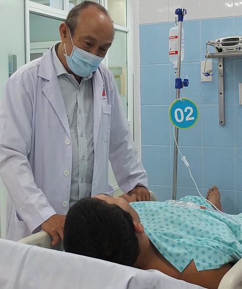 Bệnh nhân hồi phục tốt sau phẫu thuật. Ảnh: Trần Nhung.