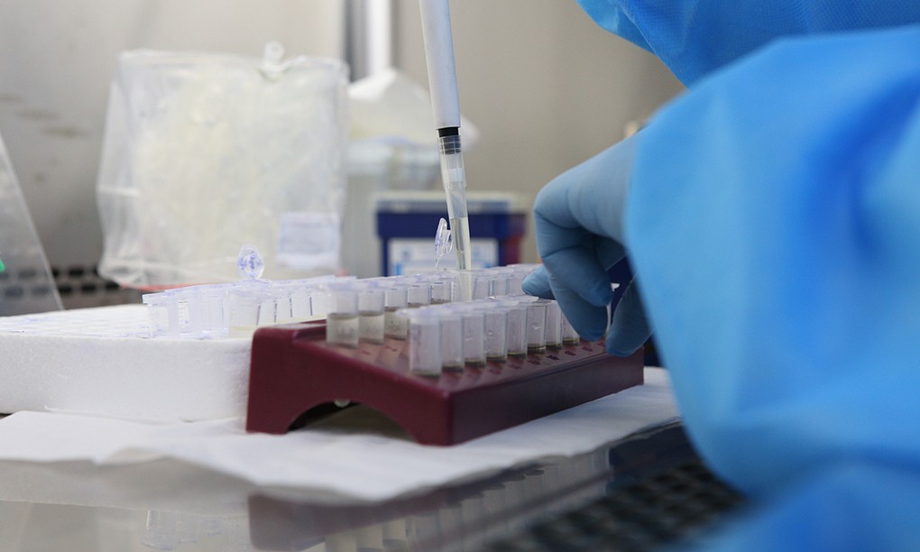 Bên trong phòng xét nghiệm khẳng định nCoV tại Nghệ An. Ảnh: Văn Hải