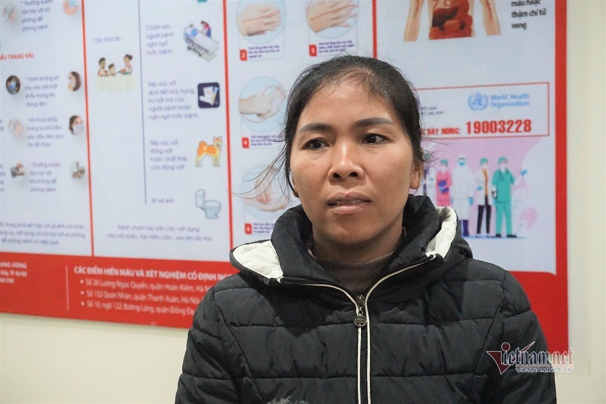 Chị Vũ Thị Nga - Ảnh: N.Liên