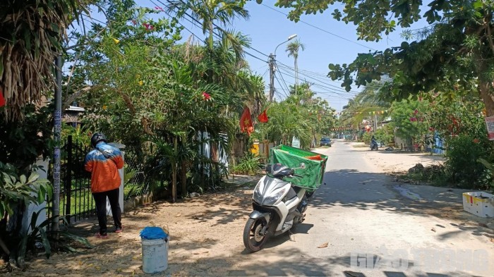 Khu phố nơi cư trú bệnh nhân Covid-19 thứ 2982 và người vợ nghi nhiễm Covid-19 tại khối phố An Bàng, phường Cẩm An, TP. Hội An, tỉnh Quảng Nam.