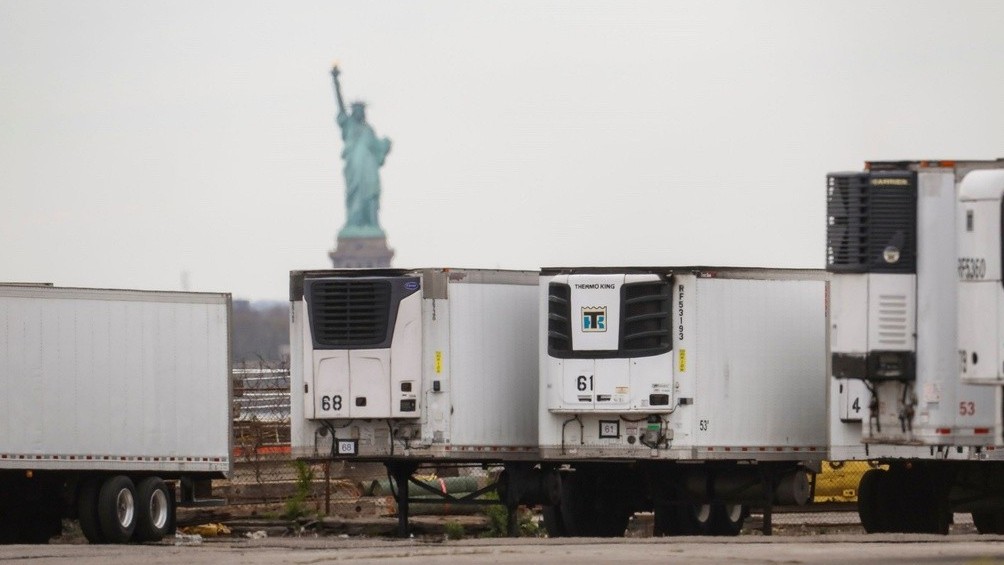 750 thi thể bệnh nhân Covid-19 ở Mỹ nằm trong xe đông lạnh suốt 1 năm