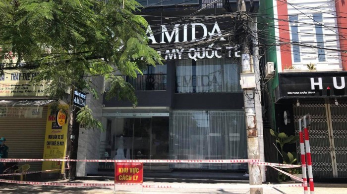 Thẩm mỹ viện AMIDA hiện đang là ổ dịch lớn tại Đà Nẵng