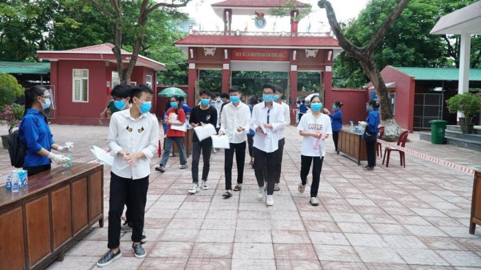 Kỳ thi năm nay được siết chặt về công tác phòng chống dịch Covid-19