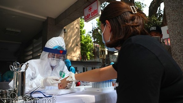 Hà Nội mở chiến dịch xét nghiệm sàng lọc Covid-19 diện rộng