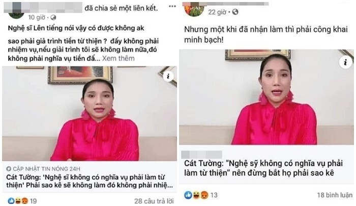 C&aacute;t Tường phẫn nộ bị vu vạ ph&aacute;t biểu "đừng bắt nghệ sĩ sao k&ecirc;"