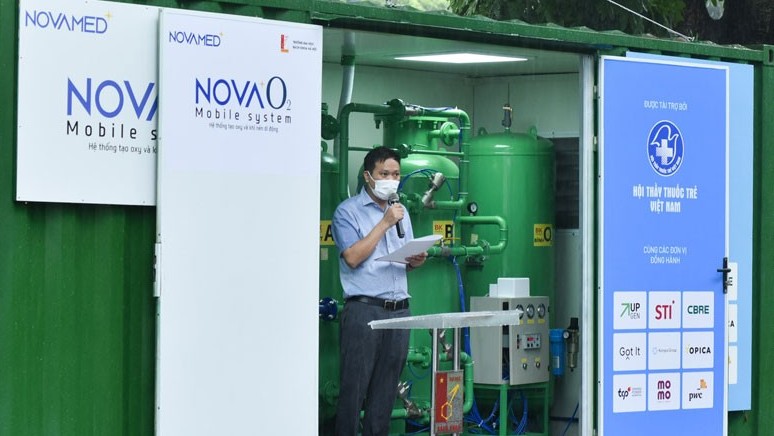Chế tạo trạm oxy di động cho các vùng dịch