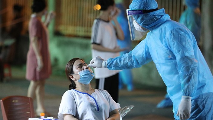 Hướng dẫn xét nghiệm với người đi lại giữa các vùng nguy cơ