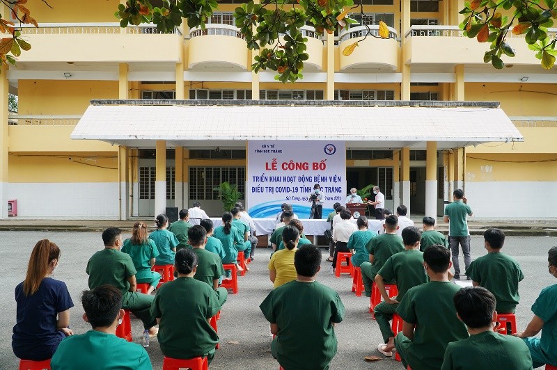 Bệnh viện điều trị Covid-19 đầu tiên ở Sóc Trăng đi vào hoạt động Bệnh viện điều trị Covid-19 đầu tiên ở Sóc Trăng đi vào hoạt động