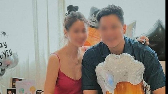 Hai bị can Nguyễn Kim Trung Thái (phải) và Nguyễn Võ Quỳnh Trang.