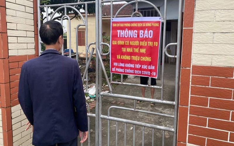 Thái Bình tổ chức điều trị F0 tại nhà cho hơn 1.800 trường hợp