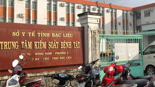 Trụ sở Trung tâm CDC Bạc Liêu - nơi vừa bị Cơ quan CSĐT Công an tỉnh ra quyết định khởi tố vụ án liên quan Công ty Việt Á.