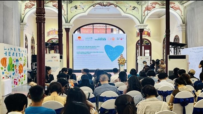 Khởi động Chiến dịch Trái tim xanh để bảo vệ trẻ em và phụ nữ