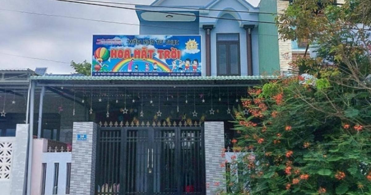 Trường mầm non xảy ra vụ cô giáo thúc cùi chỏ vào mặt trẻ.