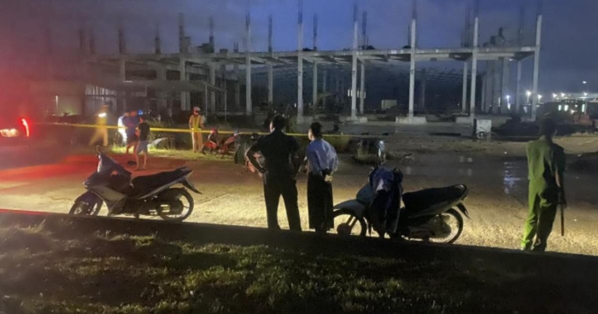 Lực lượng công an đã phong tỏa hiện trường vụ việc