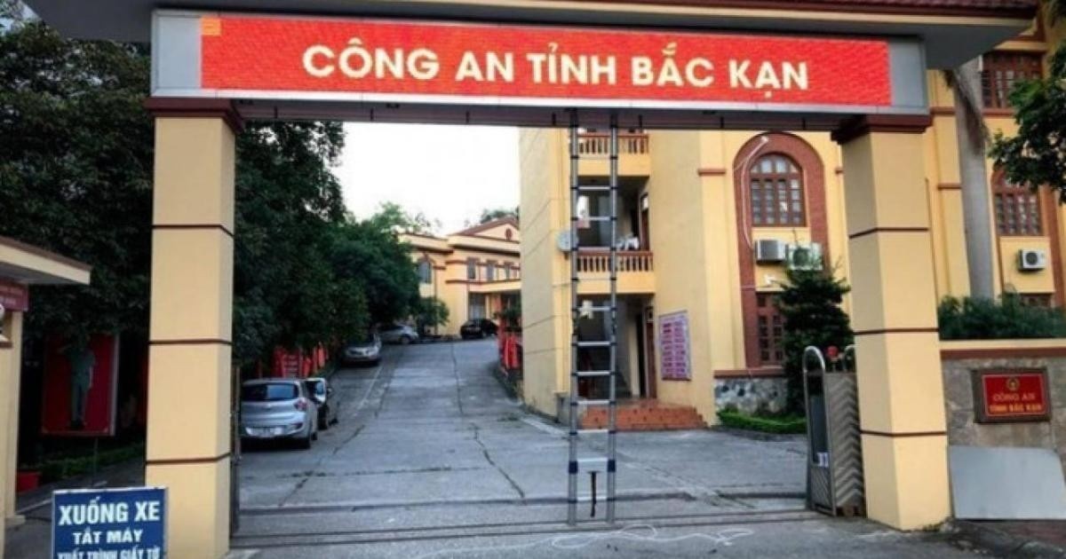 Trụ sở Công an tỉnh Bắc Kạn. Ảnh TCDN.