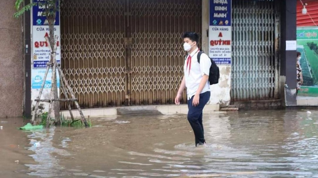 Cần Thơ cho học sinh học trực tuyến 3 ngày để ứng phó triều cường