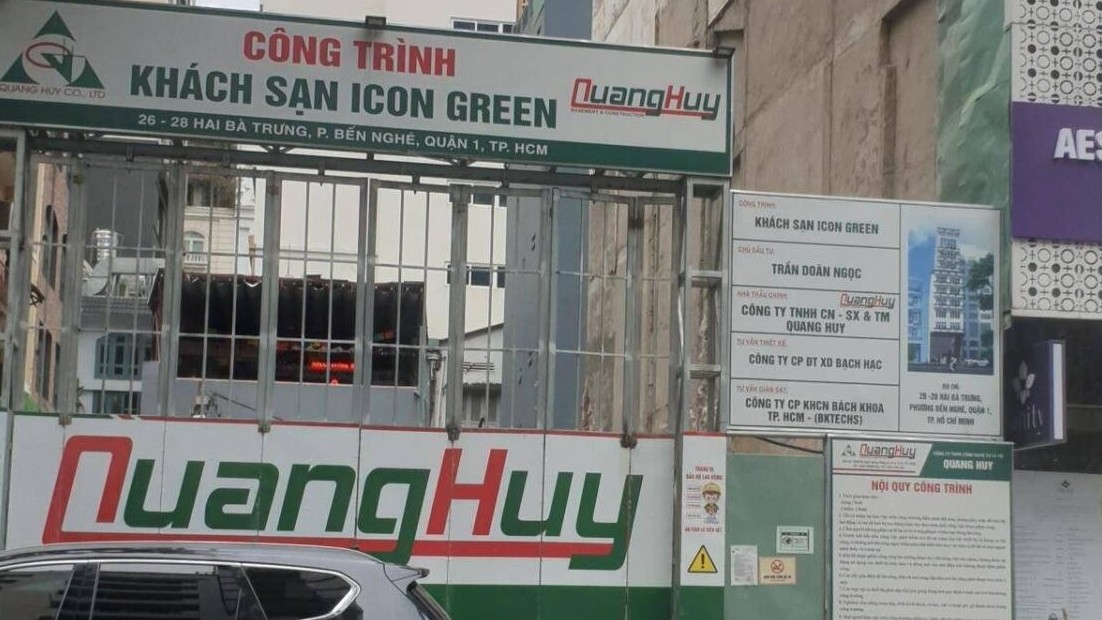 Đào hầm làm khách sạn ở quận 1, nhà 6 tầng bên cạnh nguy cơ sụp hoàn toàn