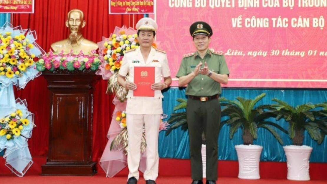 Đại tá Hồ Việt Triều làm Giám đốc Công an tỉnh Bạc Liêu