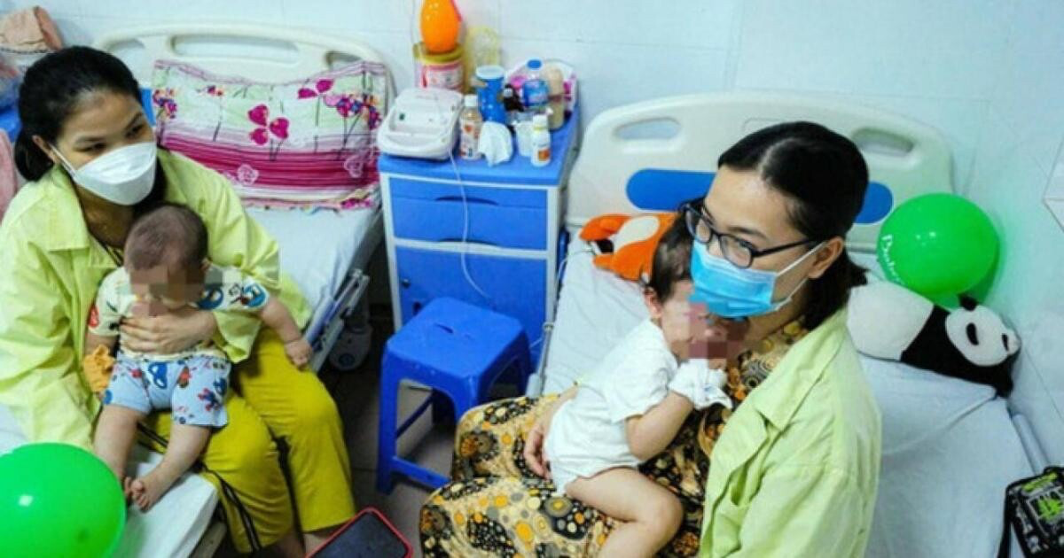 Nhiều trẻ mắc các bệnh hô hấp trong thời tiết giao mùa