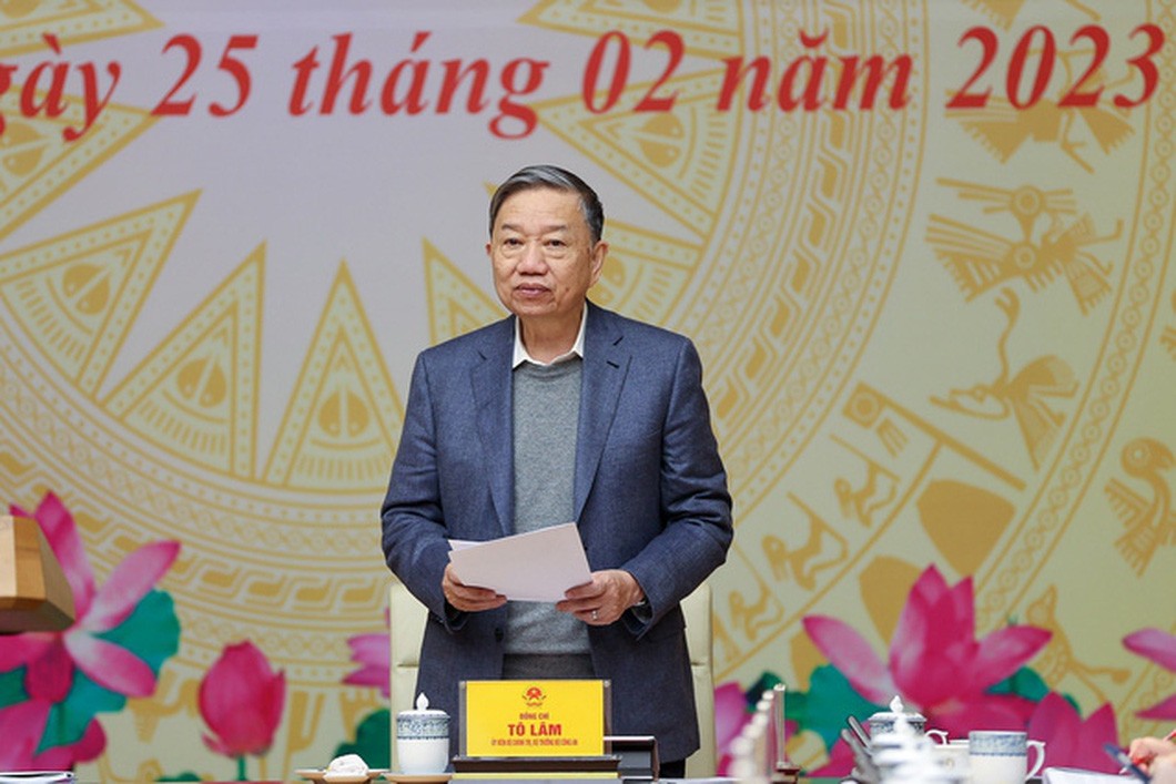 Bộ trưởng Bộ Công an Tô Lâm