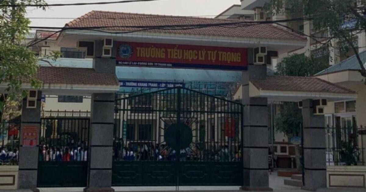 Trường Tiểu học Lý Tự Trọng - nơi bà Hường công tác