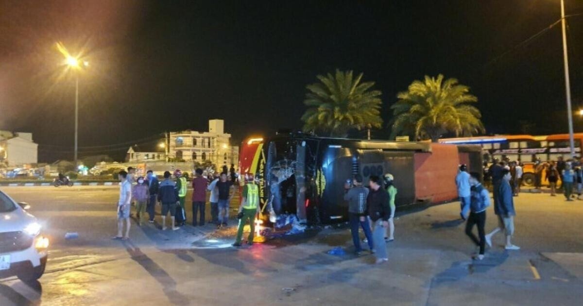 Hiện trường xảy ra vụ tai nạn