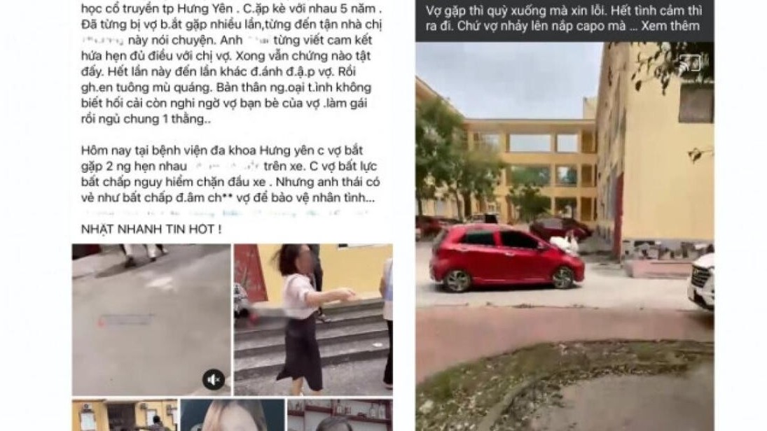 Xác minh vụ ô tô "hất" người phụ nữ lên nắp capo rồi chạy khắp bệnh viện