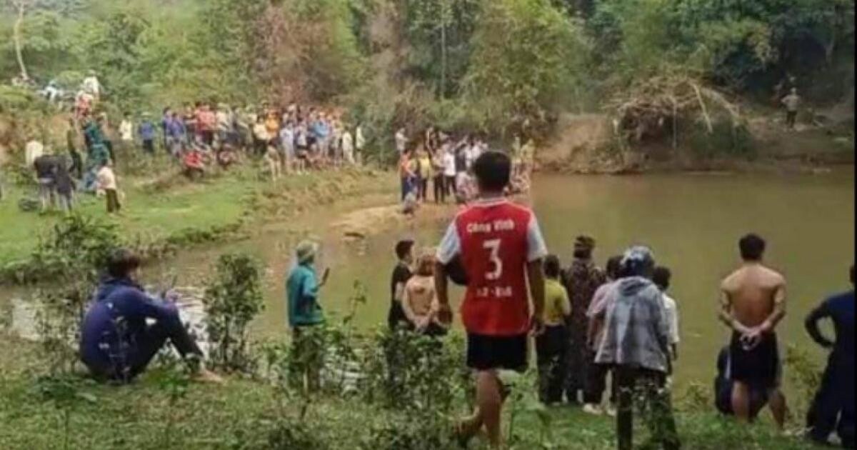 Hiện trường nơi xảy ra vụ đuối nước thương tâm