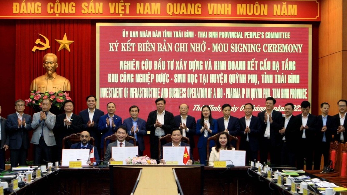 Thái Bình sẽ có Khu công nghiệp Dược-Sinh học vốn đầu tư hơn 3.600 tỷ đồng