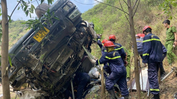 Hiện trường xảy ra vụ tai nạn