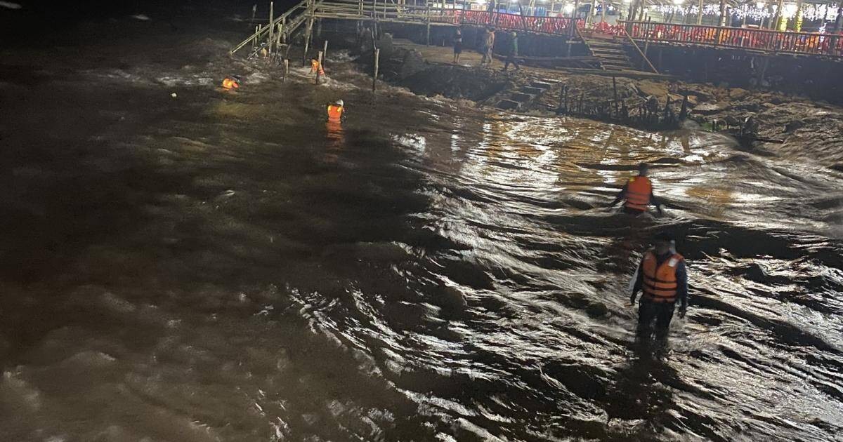 Hiện trường nơi xảy ra vụ đuối nước thương tâm