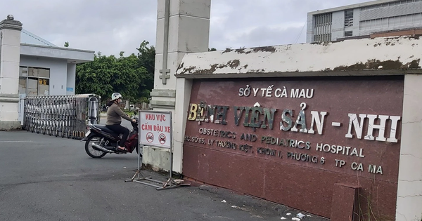 Bệnh viện Sản - Nhi Cà Mau, nơi bệnh nhi 3 tuổi từng điều trị.