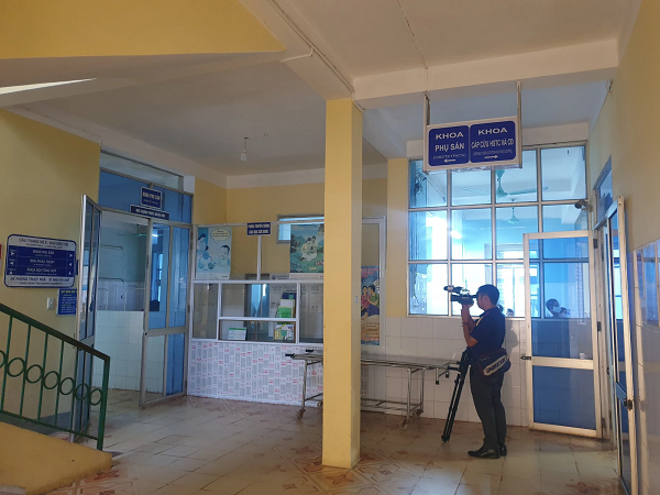 Bệnh viện Đa khoa huyện Bố Trạch - nơi xảy ra sự việc.