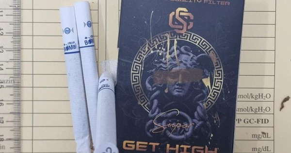 Loại thuốc lá có tẩm ma túy mà nam thanh niên cung cấp cho bệnh viện.