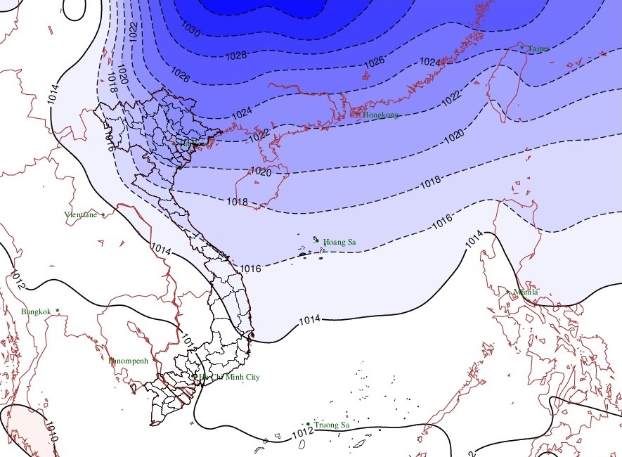 Miền Bắc trở lạnh, vùng núi cao dưới 11 độ C