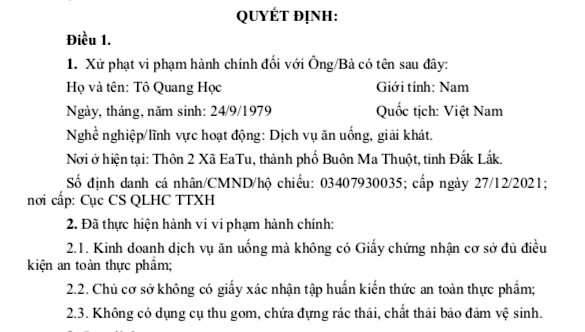 17 học sinh ngộ độc trà sữa, phạt chủ quán 25 triệu đồng 17 học sinh ngộ độc trà sữa, phạt chủ quán 25 triệu đồng