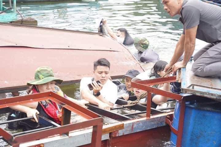 Lật cầu phao ở Bắc Kạn: 20 người rơi xuống hồ Ba Bể được hỗ trợ tài sản