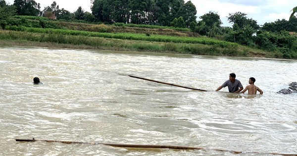 Nghe tiếng bé gái kêu cứu trên sông, cán bộ xã và người dân cứu sống trong gang tấc